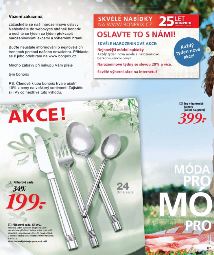 leták Bonprix strana 1 leták Bonprix strana 1