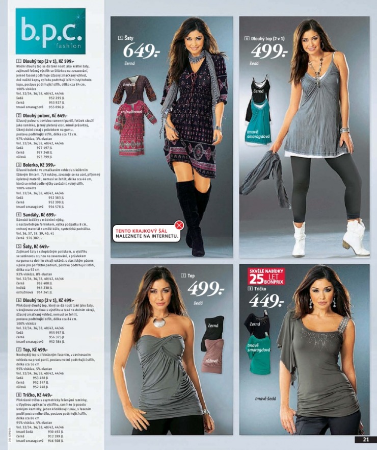 leták Bonprix strana 1 leták Bonprix strana 1