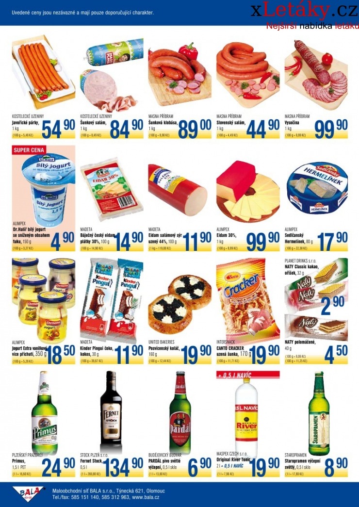 leták BALA aktuální leták strana 1 leták BALA aktuální leták strana 1