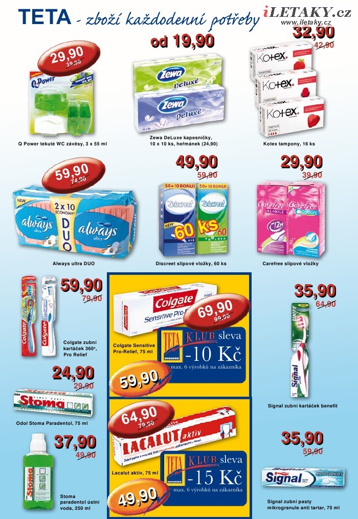 leták TETA drogerie strana 1 leták TETA drogerie strana 1