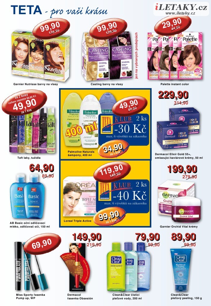leták TETA drogerie strana 1 leták TETA drogerie strana 1