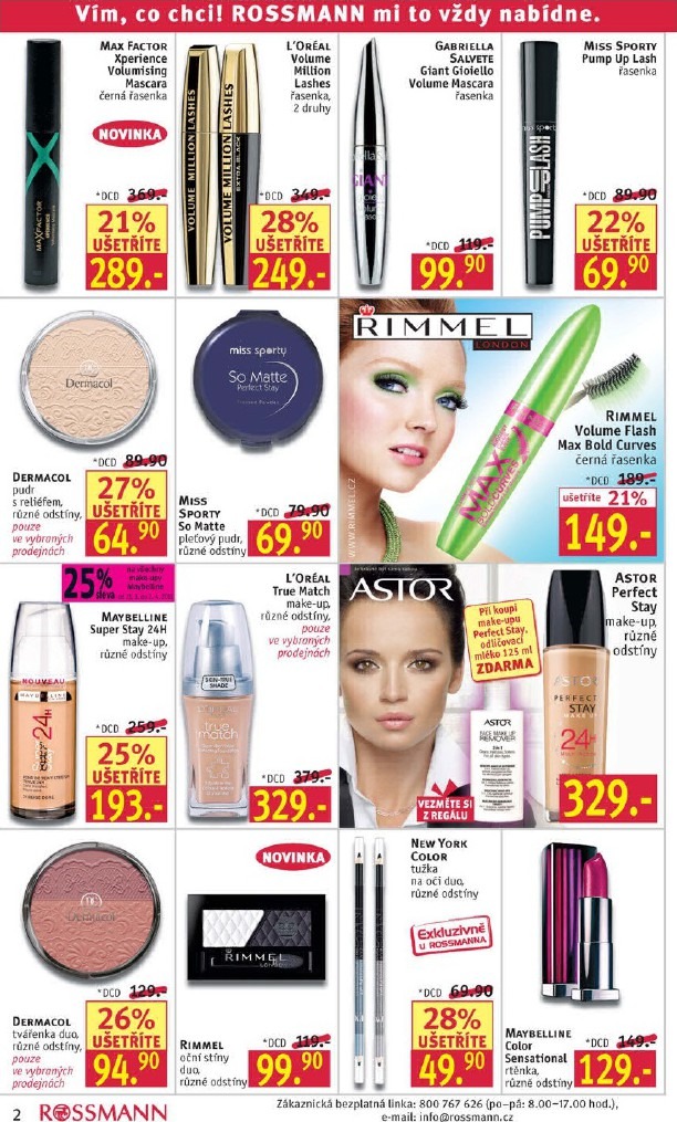 leták Rossmann strana 1 leták Rossmann strana 1