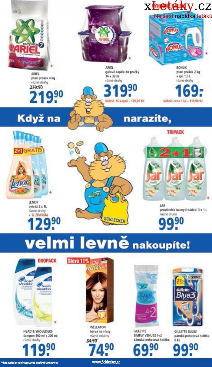 leták Schlecker akční leták strana 1 leták Schlecker akční leták strana 1