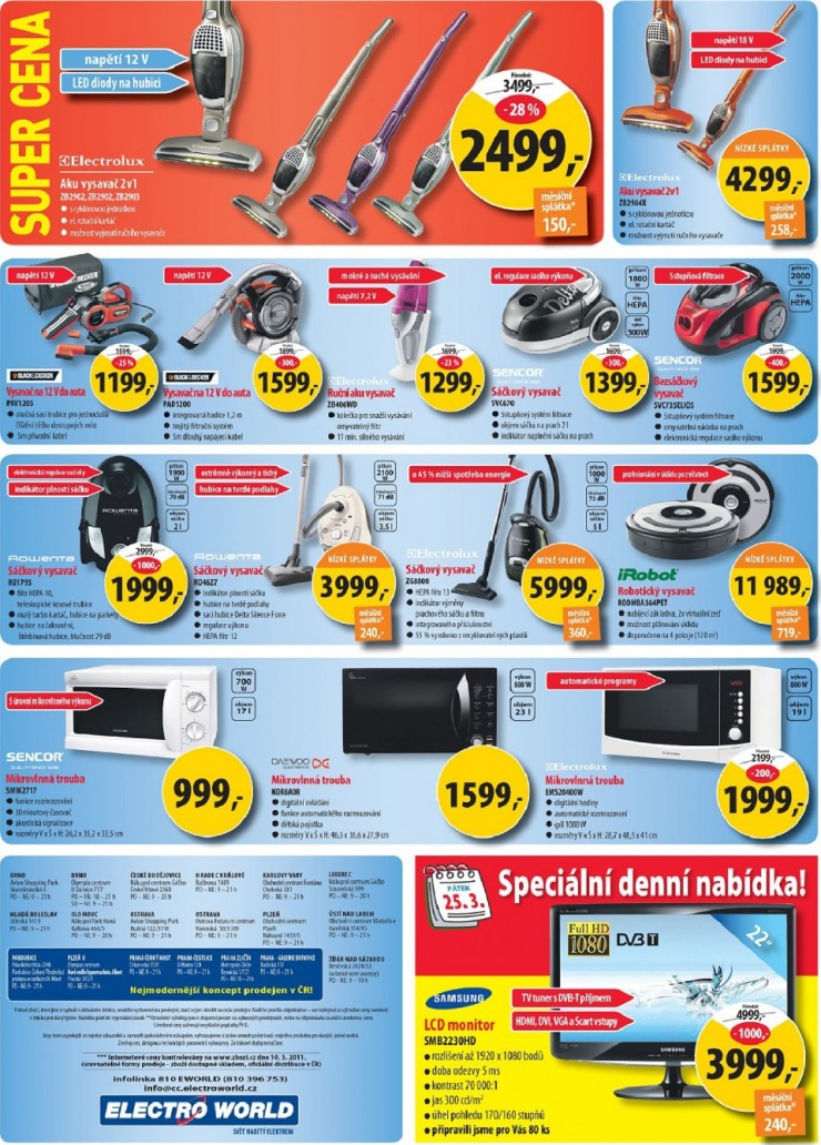 leták Electro World strana 1 leták Electro World strana 1
