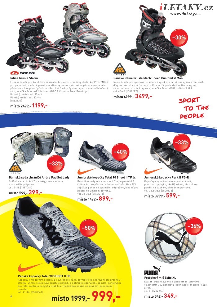 leták Intersport strana 1 leták Intersport strana 1