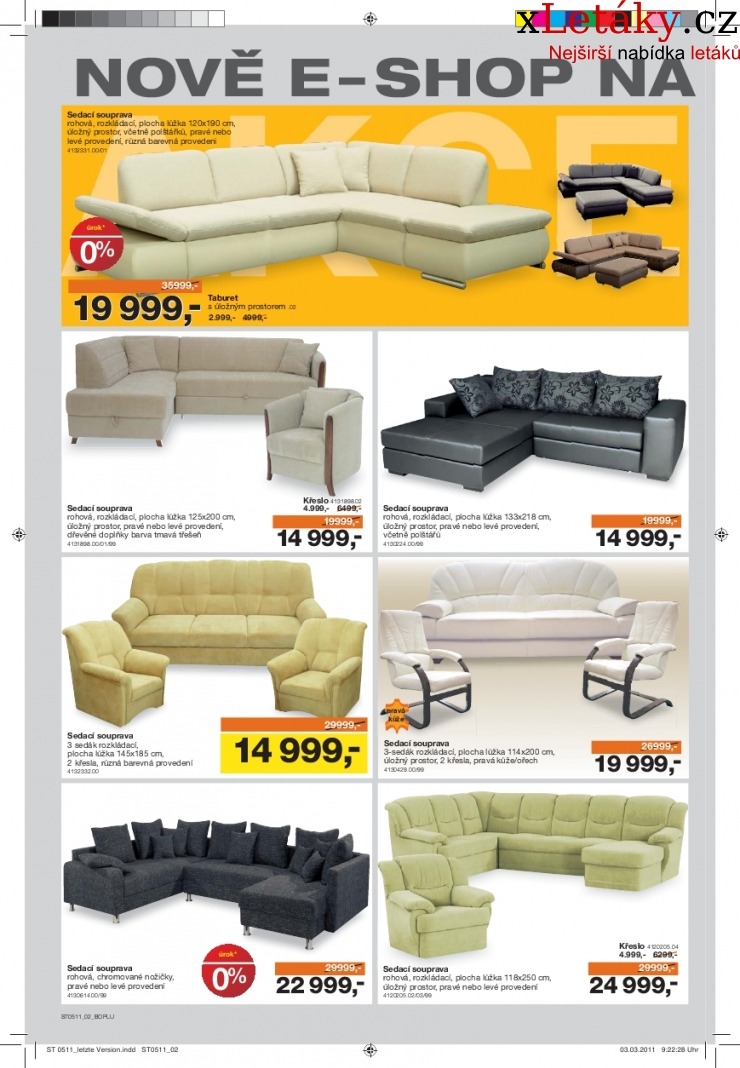 leták Sconto nábytek leták strana 1 leták Sconto nábytek leták strana 1