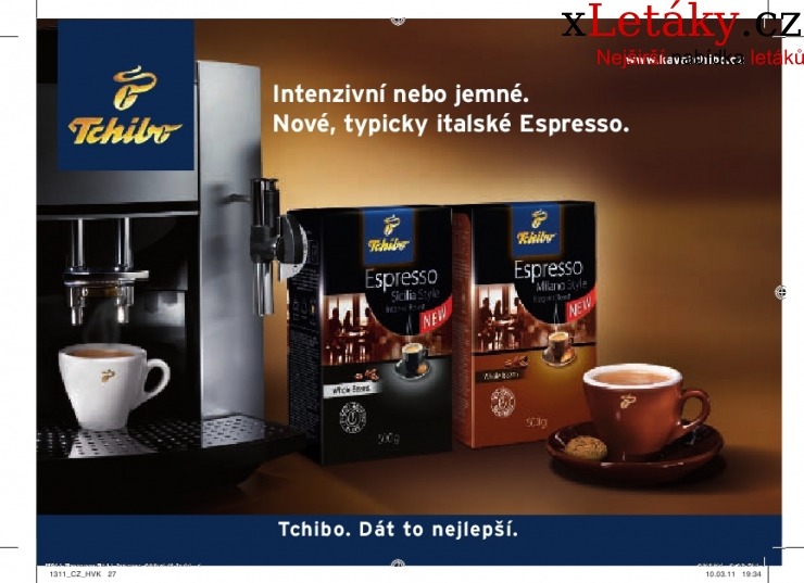 leták Tchibo aktuální leták strana 1 leták Tchibo aktuální leták strana 1