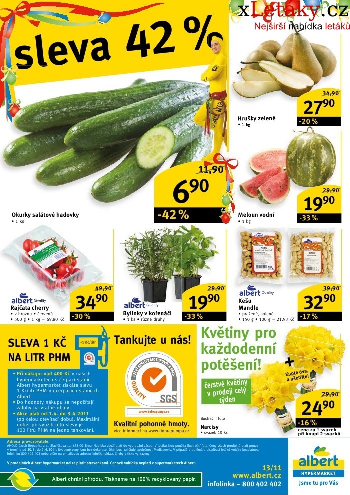leták Albert Hypermarket leták strana 1 leták Albert Hypermarket leták strana 1