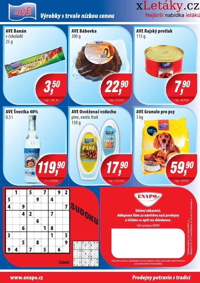 leták ENAPO akční leták strana 1 leták ENAPO akční leták strana 1