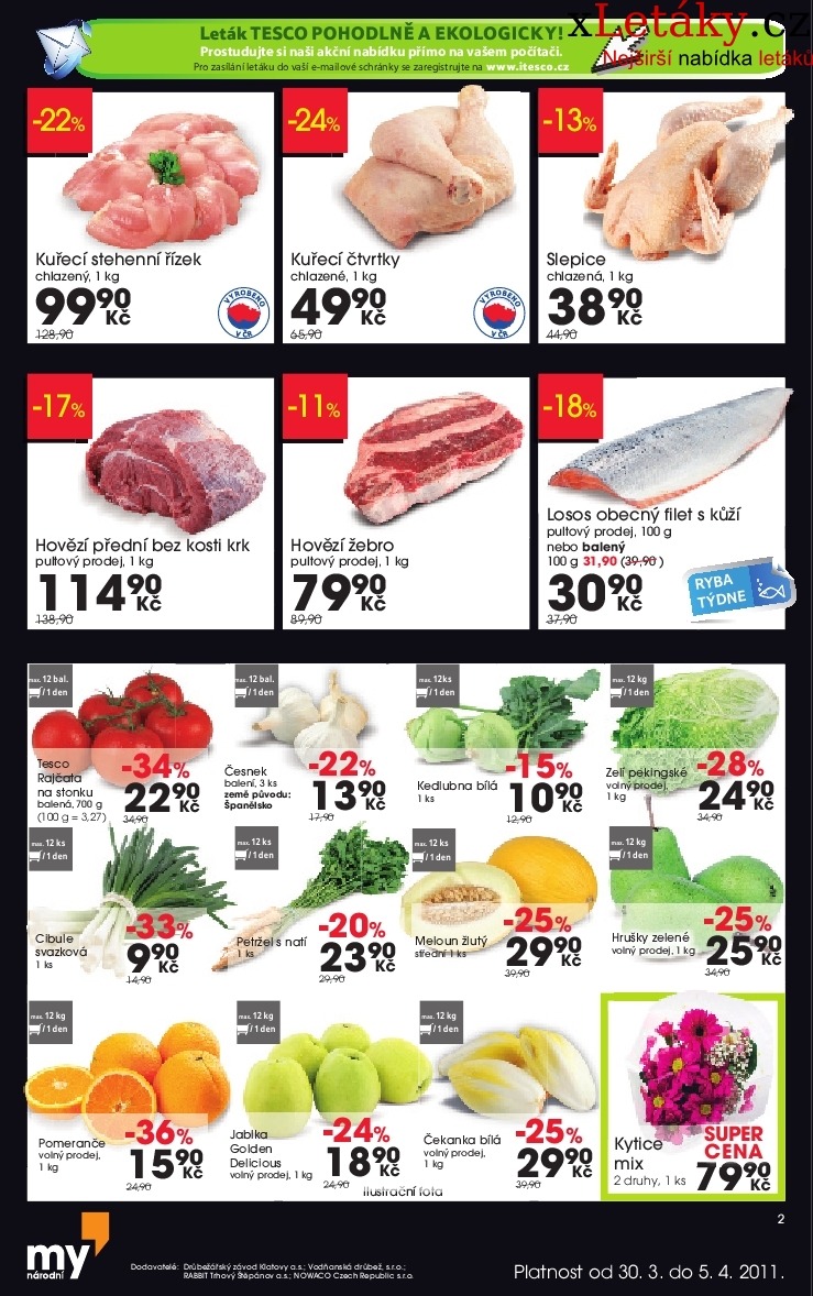 leták Tesco akční leták strana 1 leták Tesco akční leták strana 1