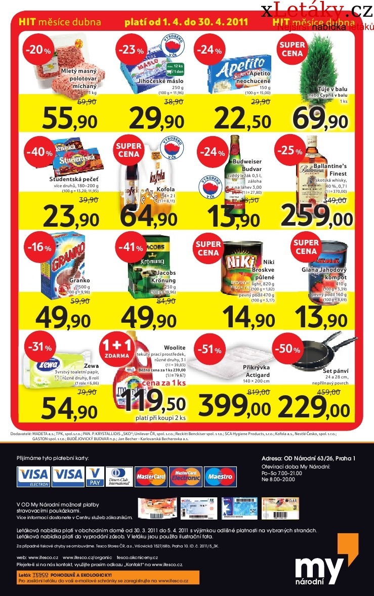 leták Tesco akční leták strana 1 leták Tesco akční leták strana 1
