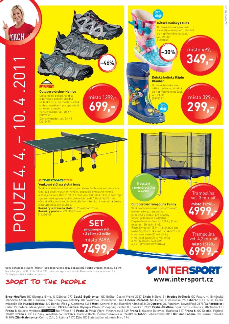 leták Intersport strana 1 leták Intersport strana 1