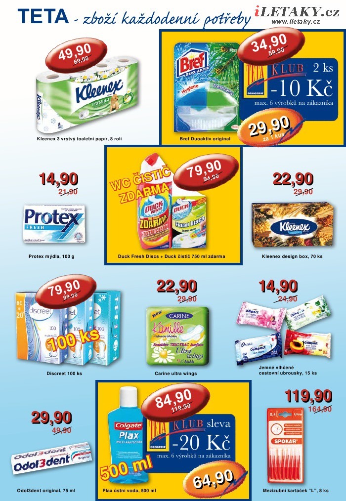 leták TETA drogerie strana 1 leták TETA drogerie strana 1