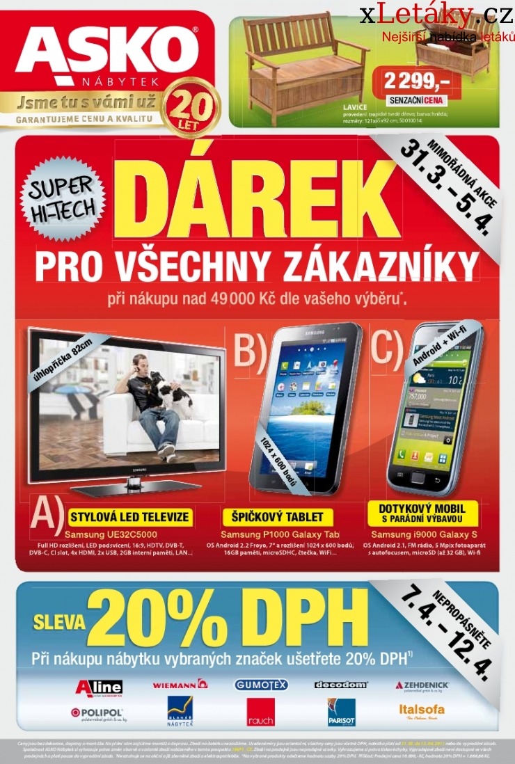 leták Asko nábytek akční leták strana 1 leták Asko nábytek akční leták strana 1