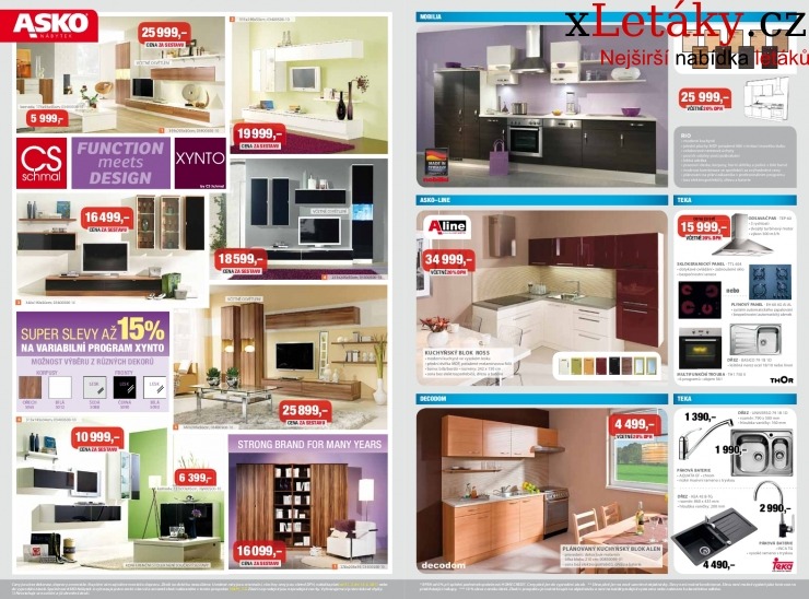 leták Asko nábytek akční leták strana 1 leták Asko nábytek akční leták strana 1