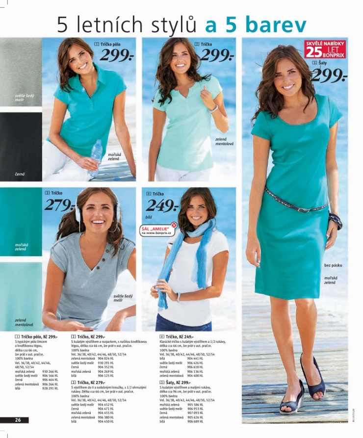 leták Bonprix strana 1 leták Bonprix strana 1
