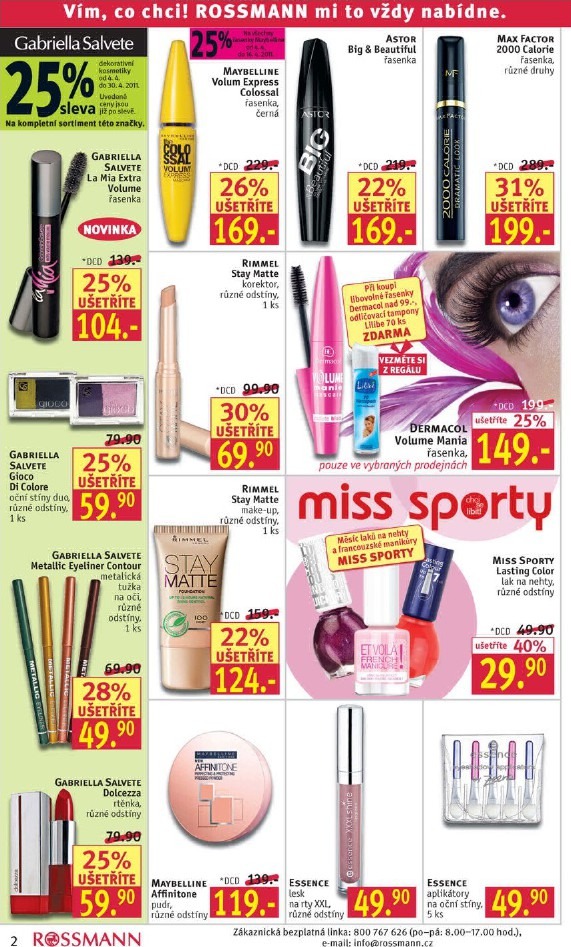 leták Rossmann strana 1 leták Rossmann strana 1