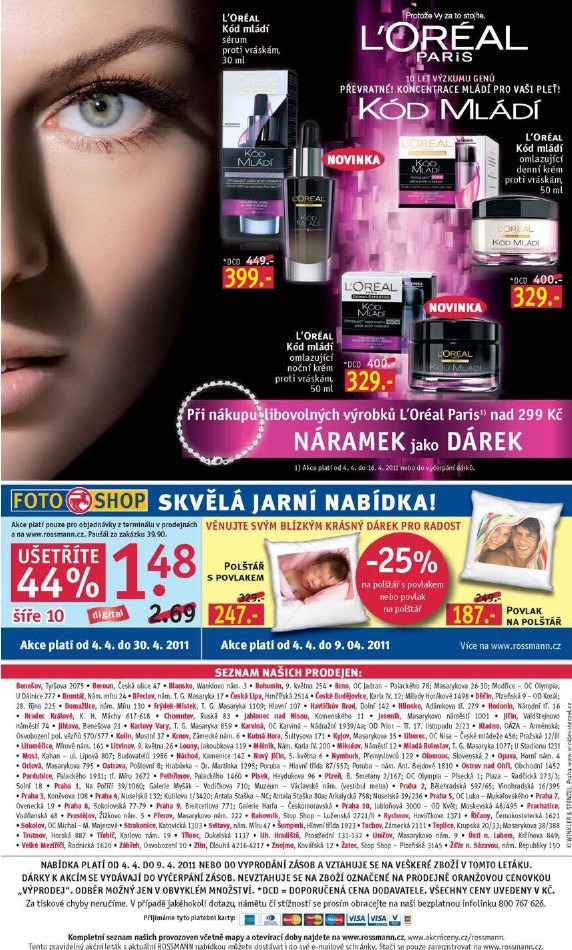 leták Rossmann strana 1 leták Rossmann strana 1
