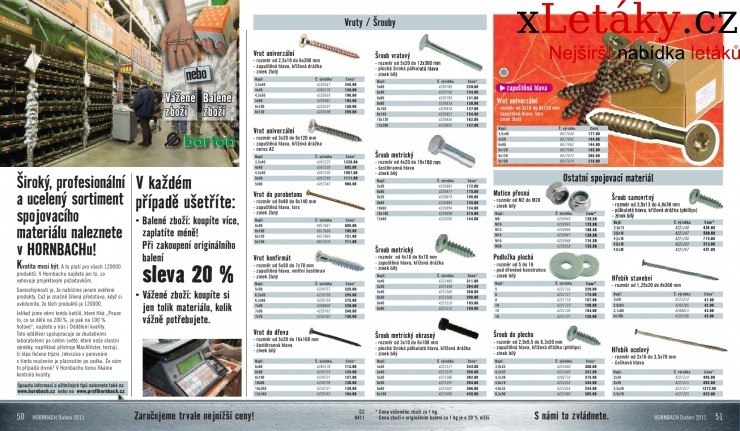 leták Hornbach leták strana 1 leták Hornbach leták strana 1
