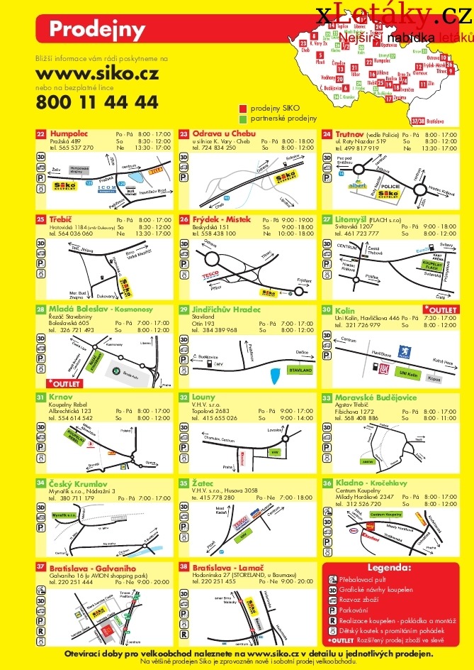 leták Siko koupelny leták - 5.část strana 1 leták Siko koupelny leták - 5.část strana 1