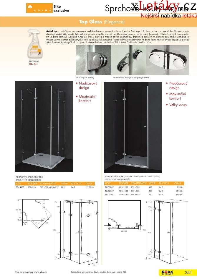 leták Siko koupelny leták - 4.část strana 1 leták Siko koupelny leták - 4.část strana 1