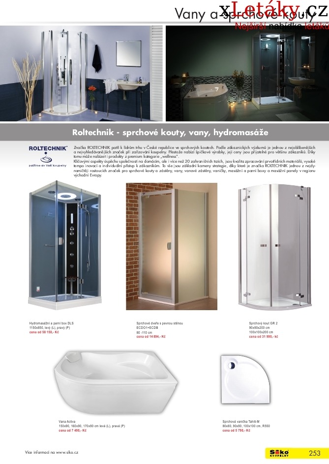 leták Siko koupelny leták - 4.část strana 1 leták Siko koupelny leták - 4.část strana 1