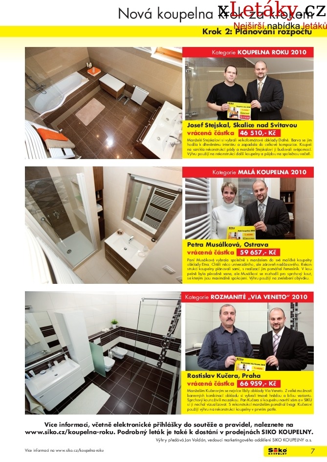 leták Siko koupelny leták - 1.část strana 1 leták Siko koupelny leták - 1.část strana 1