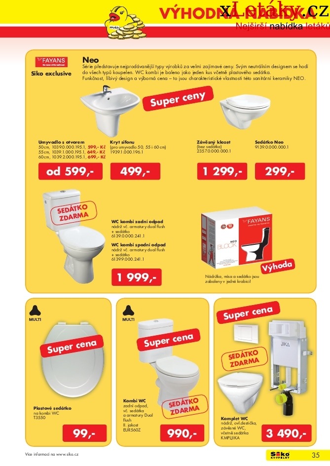 leták Siko koupelny leták - 1.část strana 1 leták Siko koupelny leták - 1.část strana 1