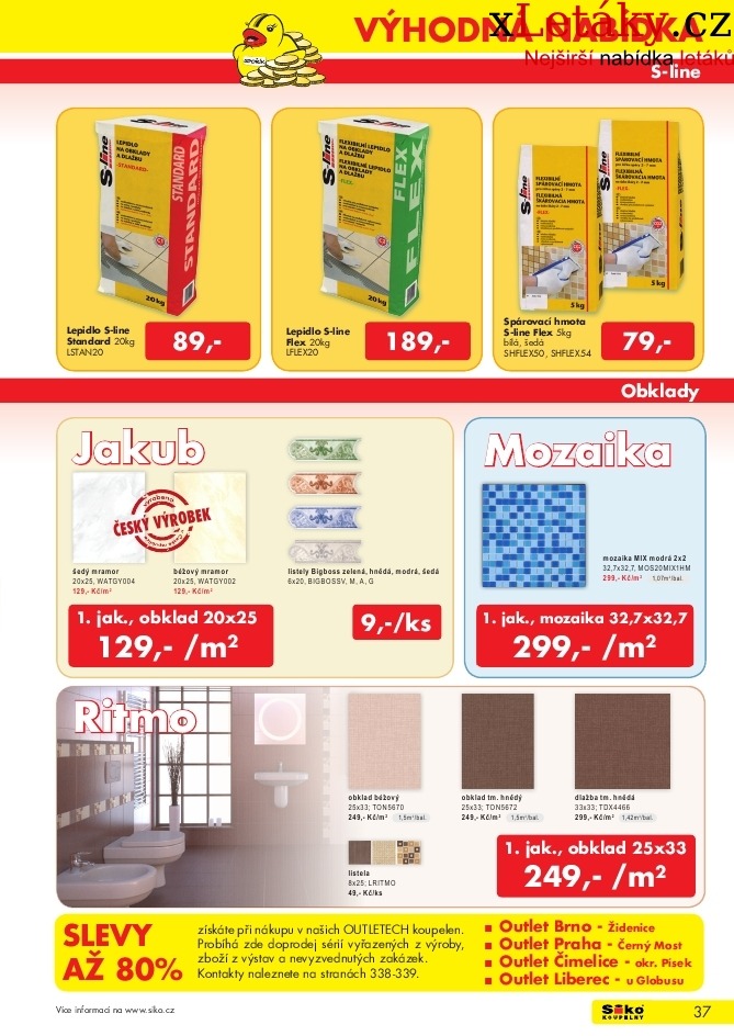 leták Siko koupelny leták - 1.část strana 1 leták Siko koupelny leták - 1.část strana 1