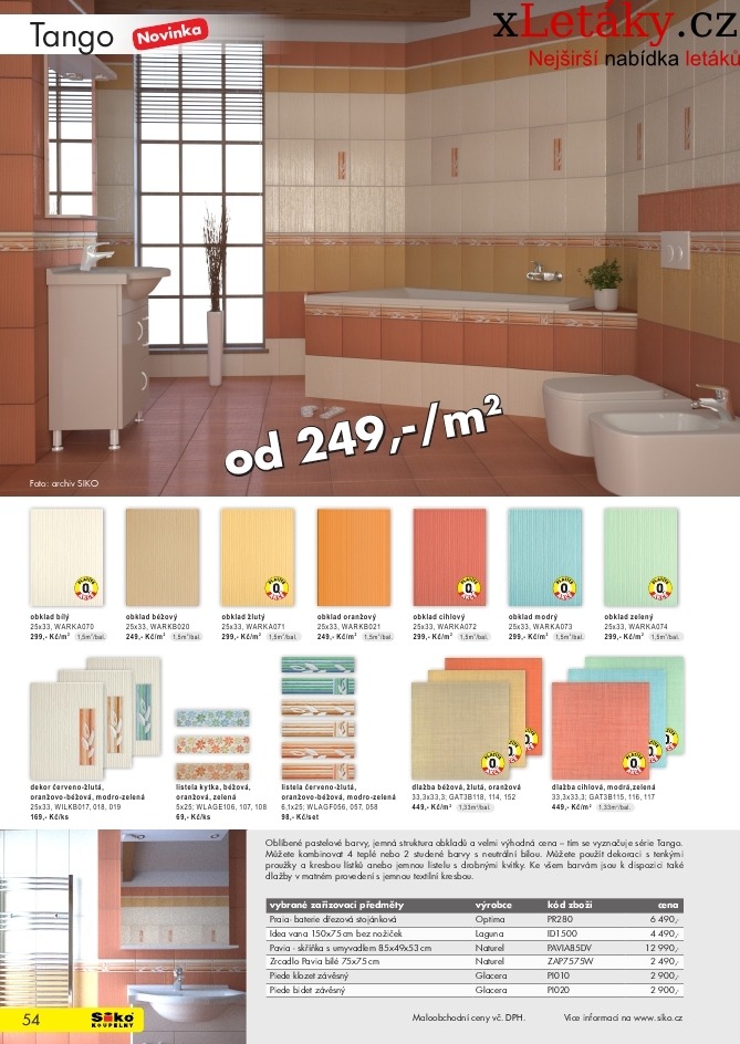 leták Siko koupelny leták - 1.část strana 1 leták Siko koupelny leták - 1.část strana 1