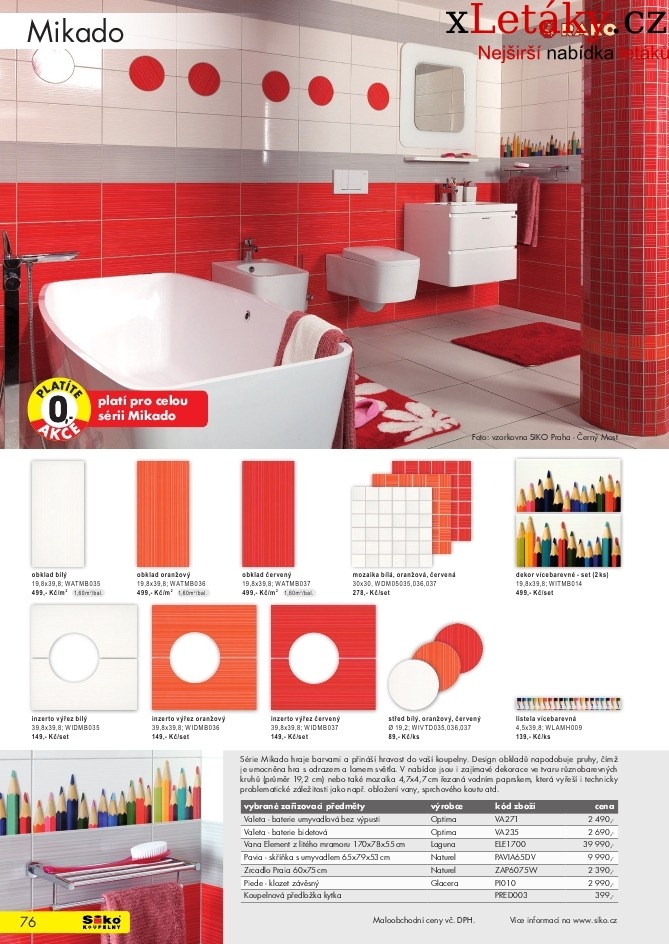 leták Siko koupelny leták - 1.část strana 1 leták Siko koupelny leták - 1.část strana 1