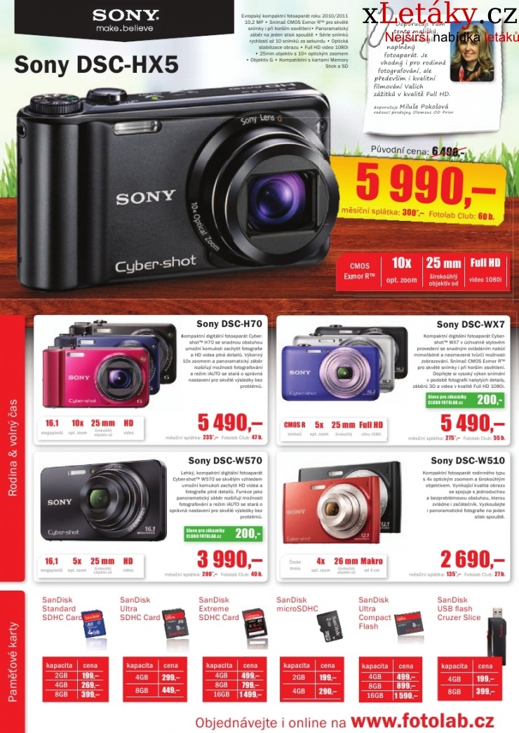 leták Fotolab akční leták strana 1 leták Fotolab akční leták strana 1