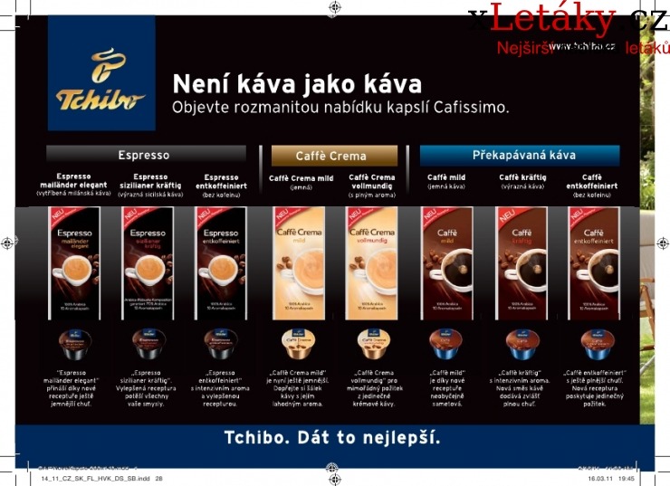 leták Tchibo aktuální leták strana 1 leták Tchibo aktuální leták strana 1