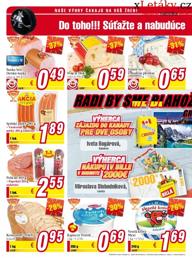 leták Billa leták strana 1 leták Billa leták strana 1
