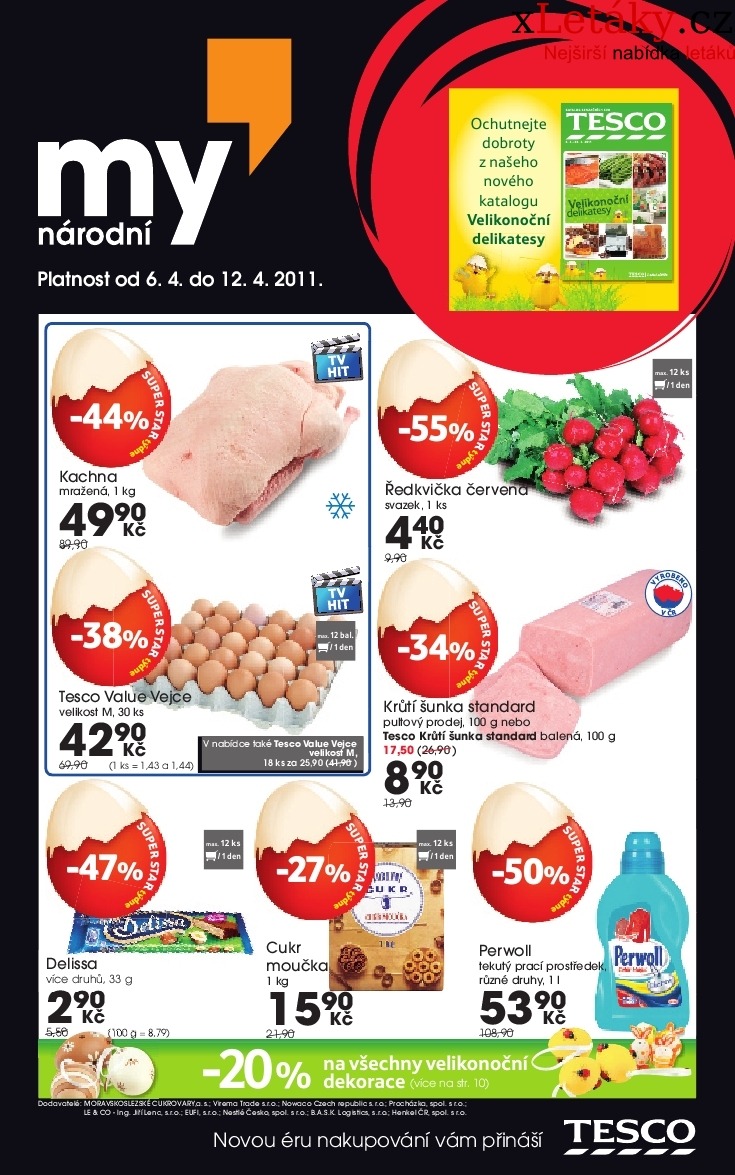 letk Tesco aktuln letk strana 1