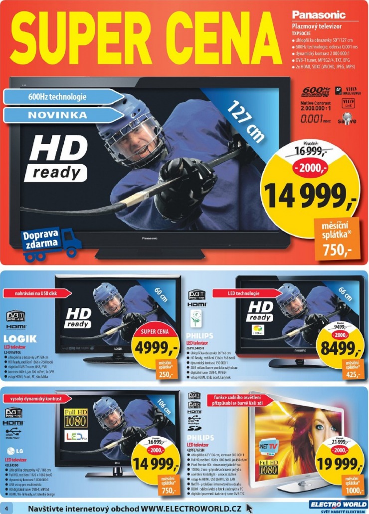 leták Electro World strana 1 leták Electro World strana 1