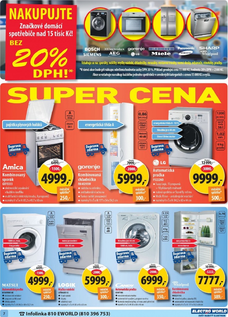 leták Electro World strana 1 leták Electro World strana 1