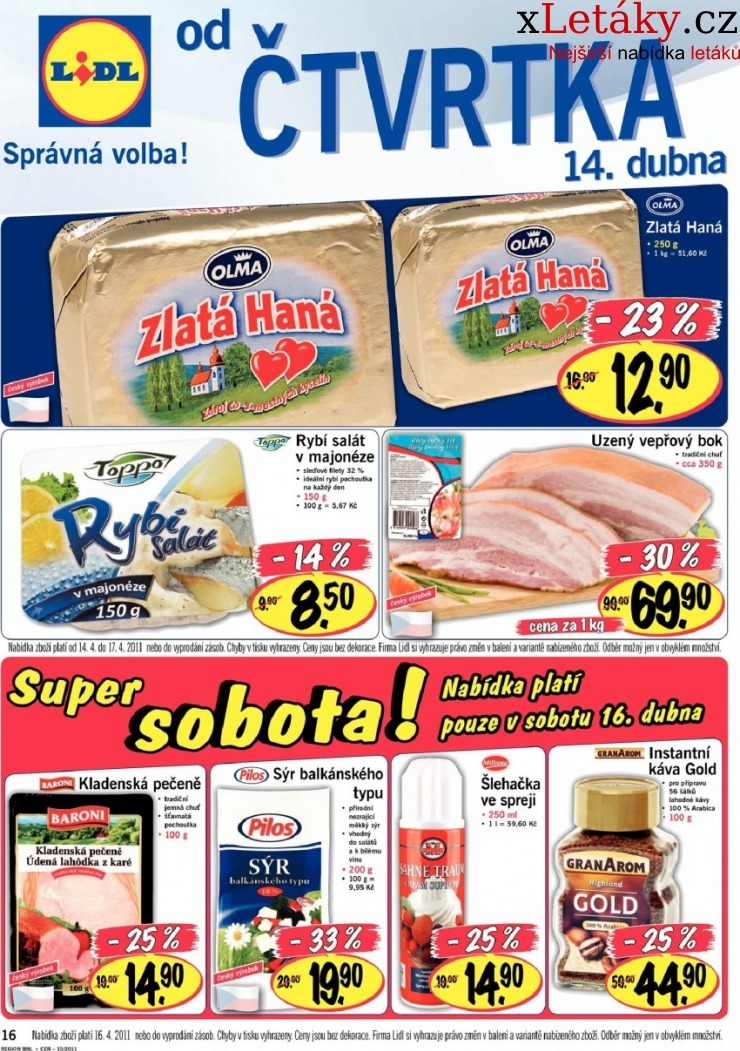 leták Lidl akční leták strana 1 leták Lidl akční leták strana 1