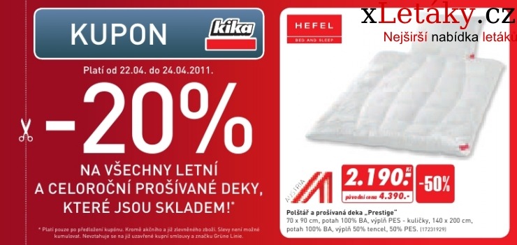 leták Kika nábytek akční leták strana 1 leták Kika nábytek akční leták strana 1