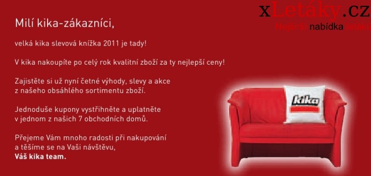 leták Kika nábytek leták strana 1 leták Kika nábytek leták strana 1