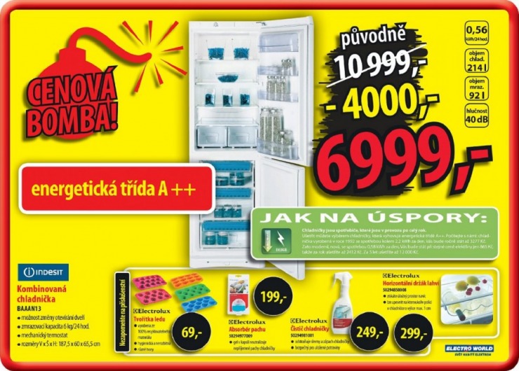 leták Electro World strana 1 leták Electro World strana 1