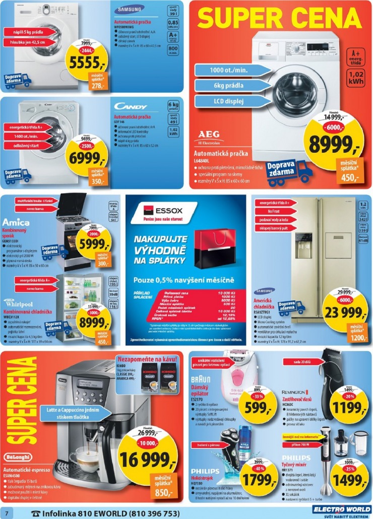 leták Electro World strana 1 leták Electro World strana 1