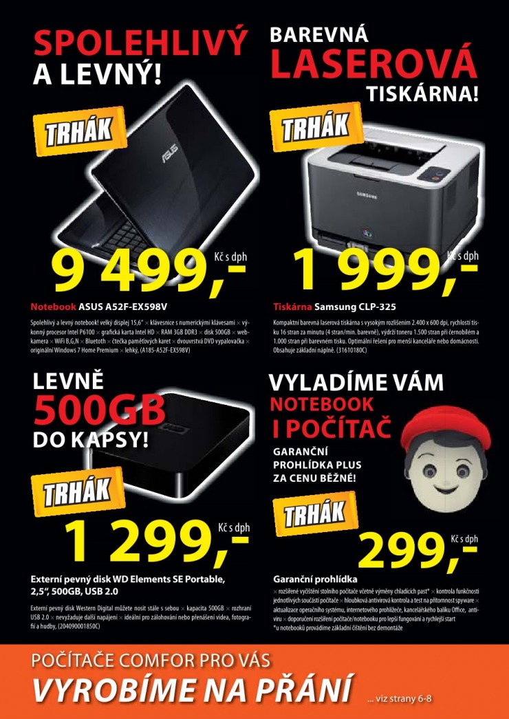 leták Comfor strana 1 leták Comfor strana 1