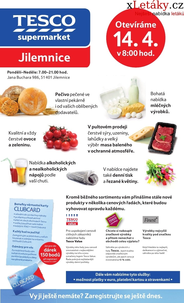 leták Tesco leták strana 1 leták Tesco leták strana 1