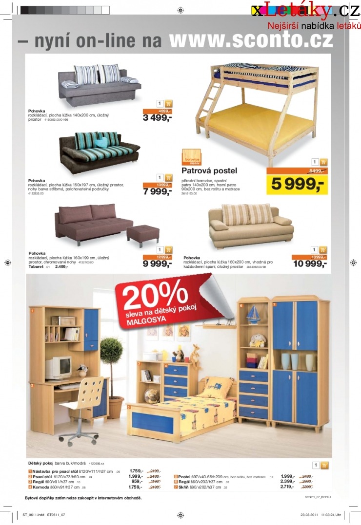 leták Sconto nábytek leták strana 1 leták Sconto nábytek leták strana 1