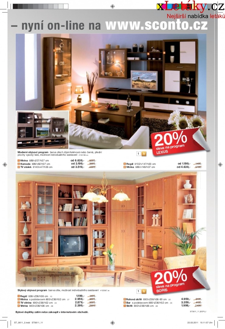 leták Sconto nábytek leták strana 1 leták Sconto nábytek leták strana 1