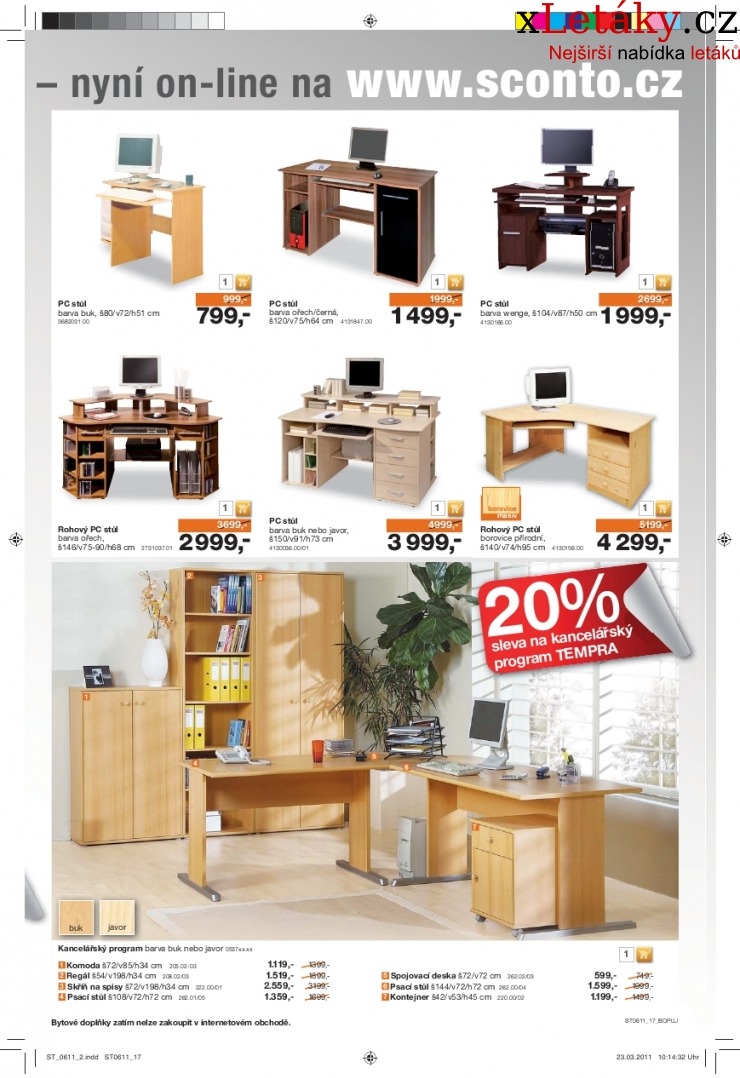 leták Sconto nábytek leták strana 1 leták Sconto nábytek leták strana 1