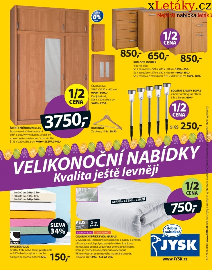 leták Jysk aktuální leták strana 1 leták Jysk aktuální leták strana 1