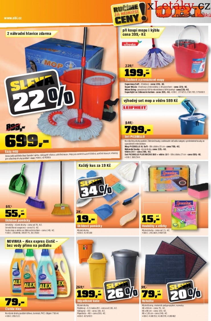 leták OBI leták strana 1 leták OBI leták strana 1