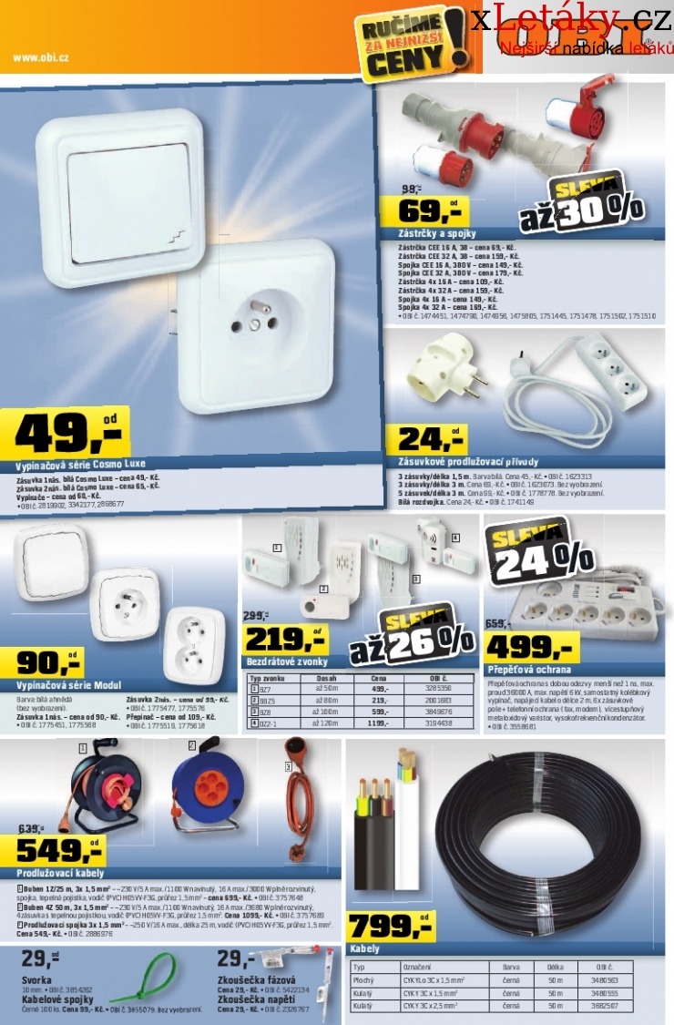 leták OBI leták strana 1 leták OBI leták strana 1